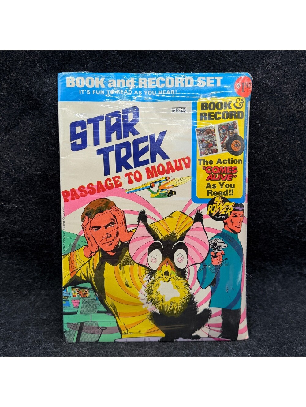 1975 Star Trek "Passage to Moauv" Book and Record Set published by Power Records